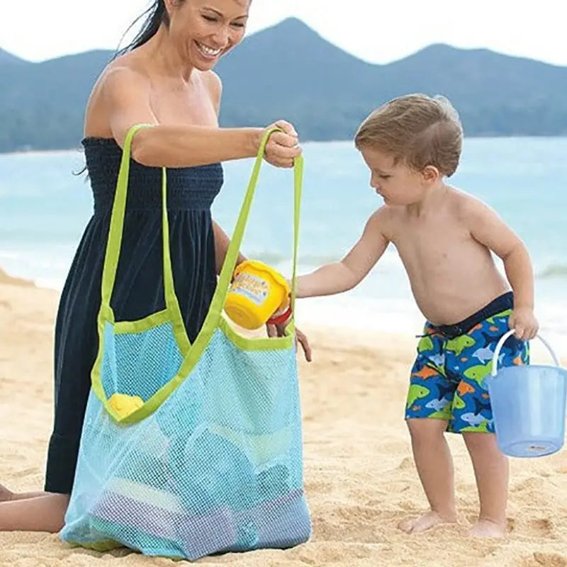 Bolsa de passeio grande , praia para armazenar brinquedos , toalhas , natação